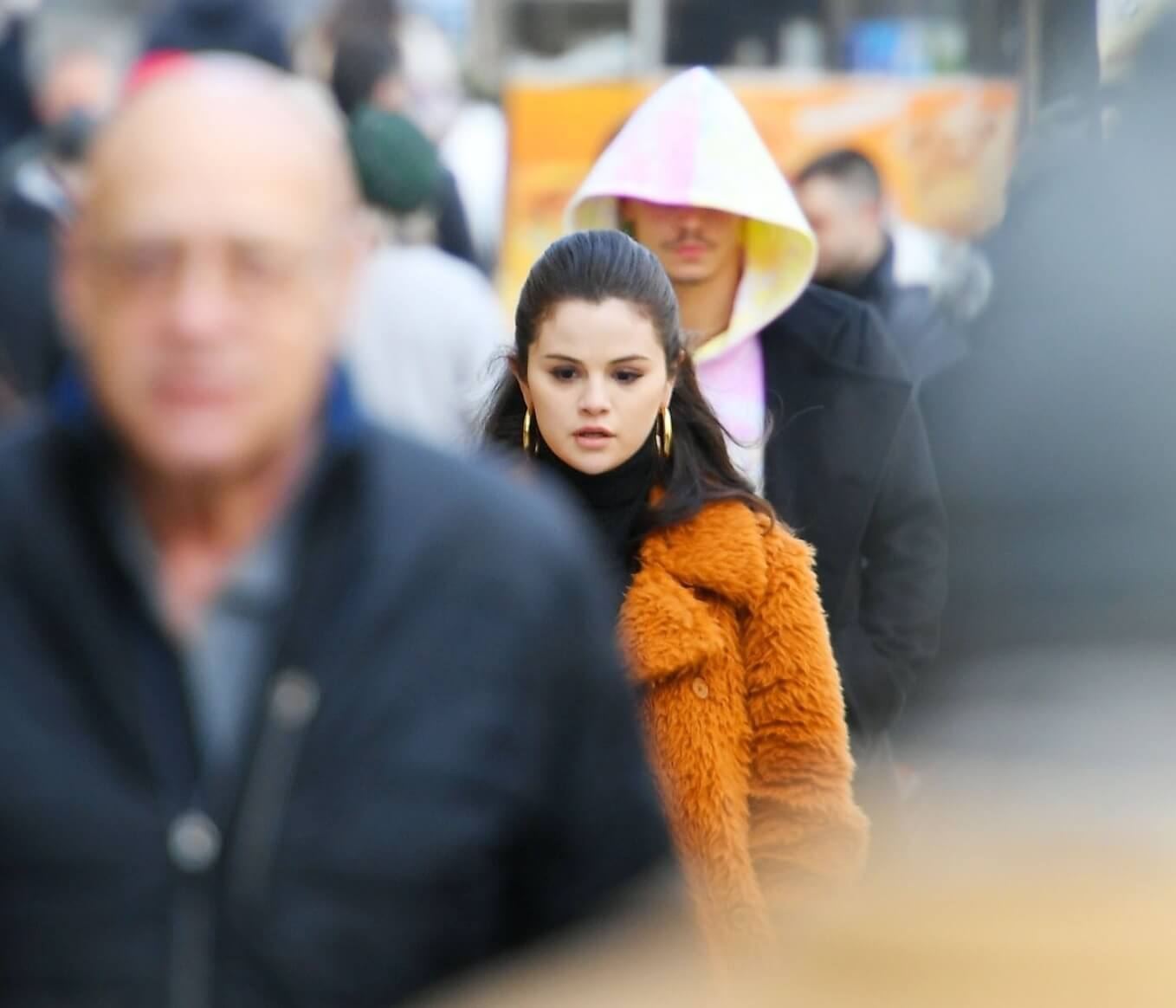 Selena Gomez filming in New York City February 24, 2021
