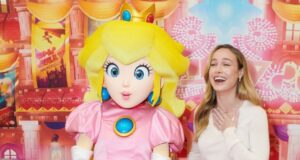 Brie Larson and Princess Peach 2024 Nintendo