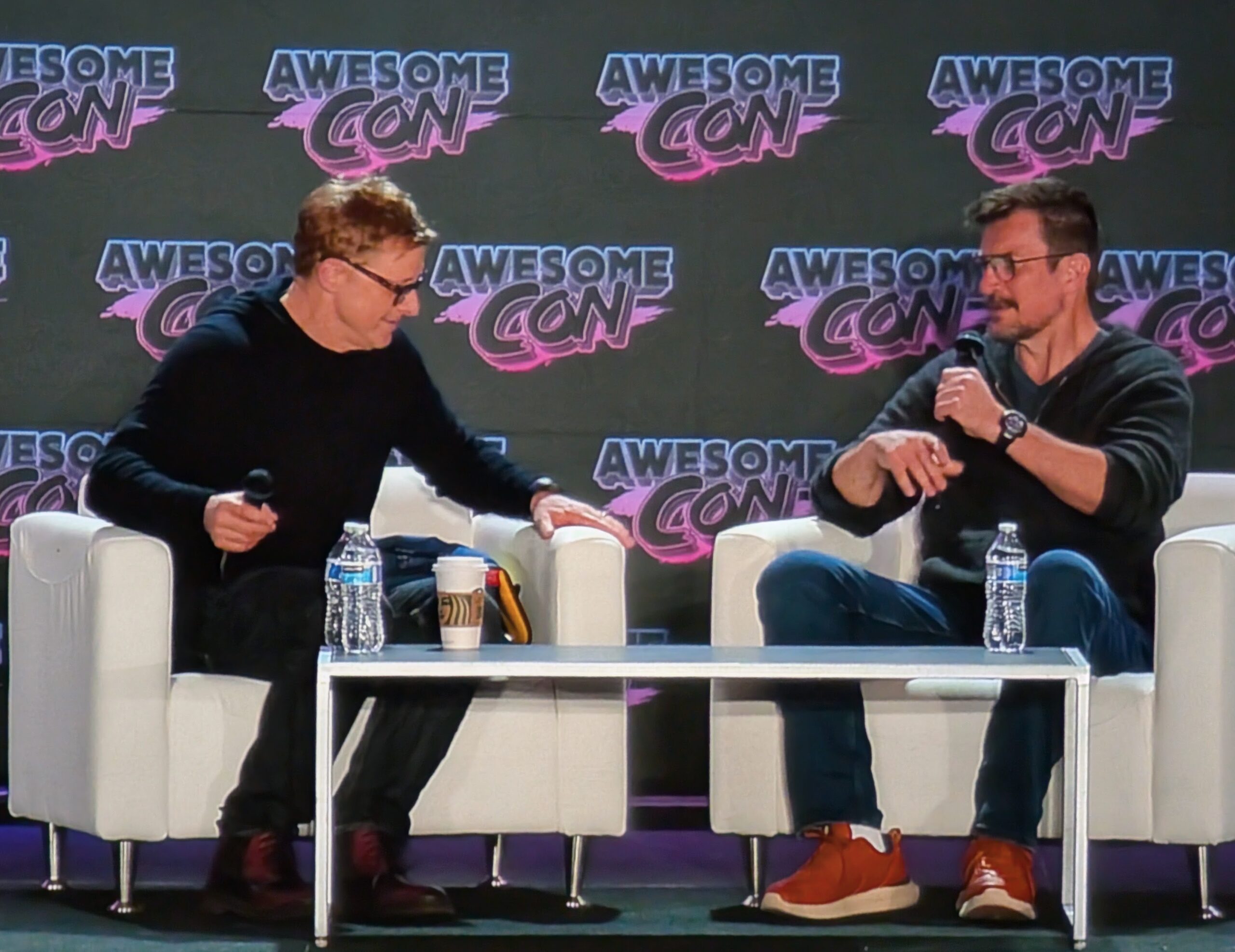 Nathan Fillion and Alan Tudyk at Awesome Con in Washington DC March 14 2026